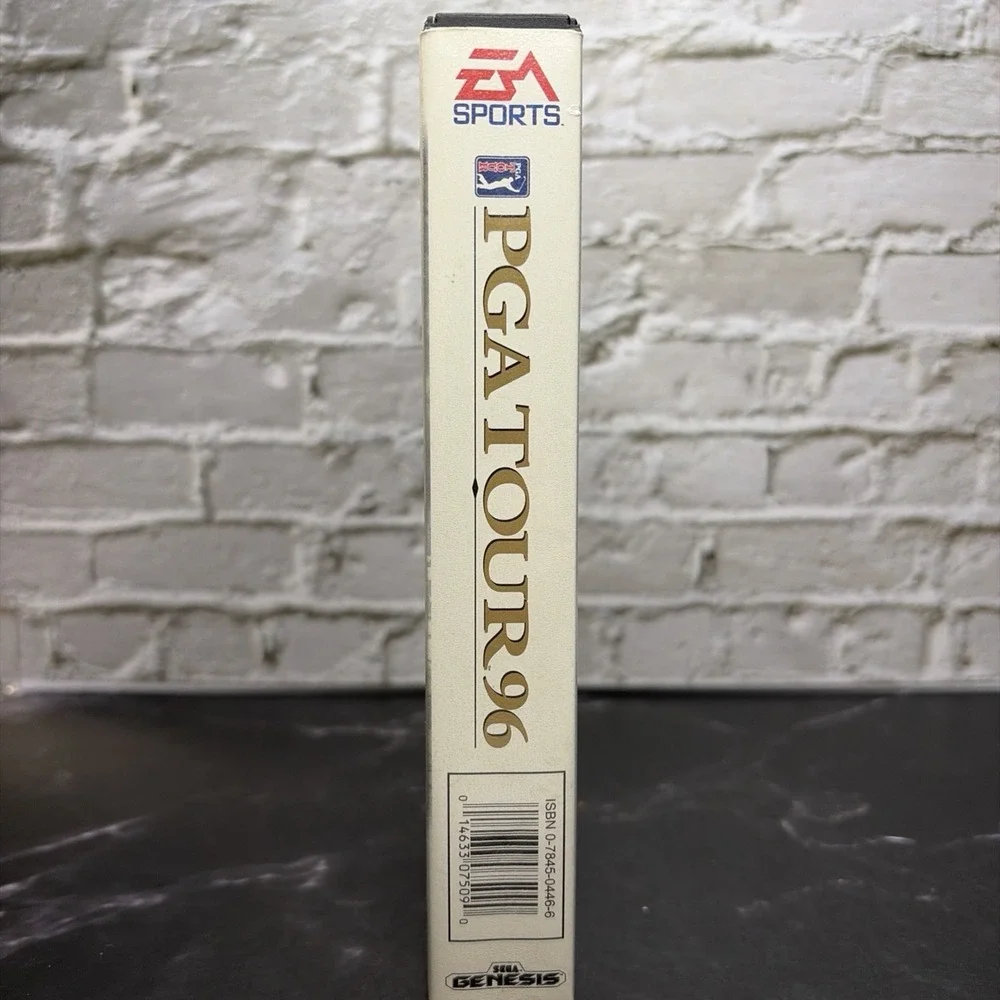 PGA Tour 96 Sega Genesis 1995 Game & Box EA Sports Golf 0014633075090